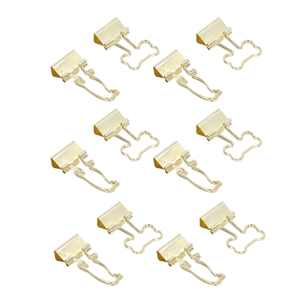 30 stk. Mini Binder Clips Multifunktionelle Innovative Metal Stærke Klemkraft Papir Binder Clips til Hjemmet Kontor