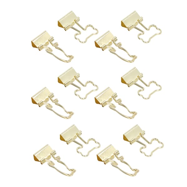 30 stk. Mini Binder Clips Multipurpose Innovative Metal Strong Clamping Force Paper Binder Clips for Home Office