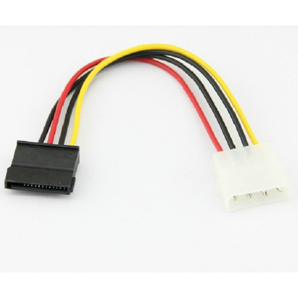 Seriel optisk drev harddisk SATA strømkabel til D-type 4-pin SATA til IDE computer chassis intern adapter ledning, 4pack