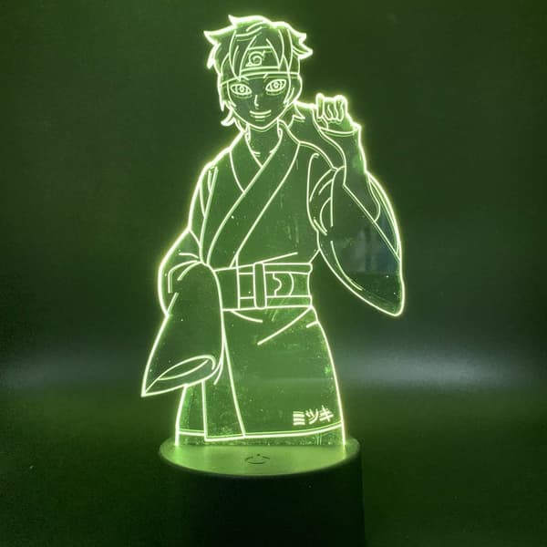 Naruto Kakashi Uchiha Sasuke 3D Illusion Nattlampa