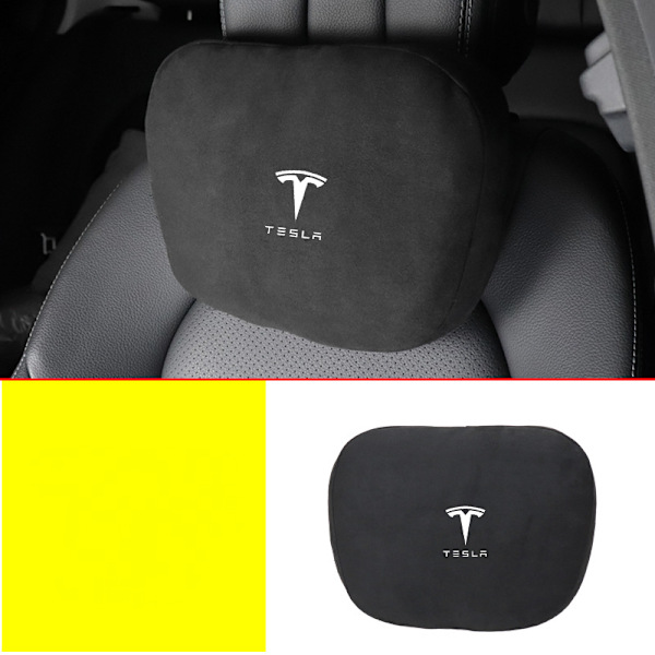Passar till Tesla MODEL3/MODELY/MODELX nackstöd ländryggsstöd - Tesla [Gentleman Black] nackstöd/1
