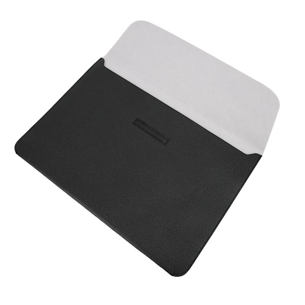 Laptop Sleeve Case Soft PU Leather Computer Protective Hand Bag with Hook and Loop Fastener 12in