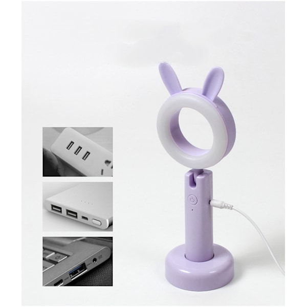 Skrivbordslampa Modern Minimalistisk LED Nattljus Uppladdningsbar Ögon