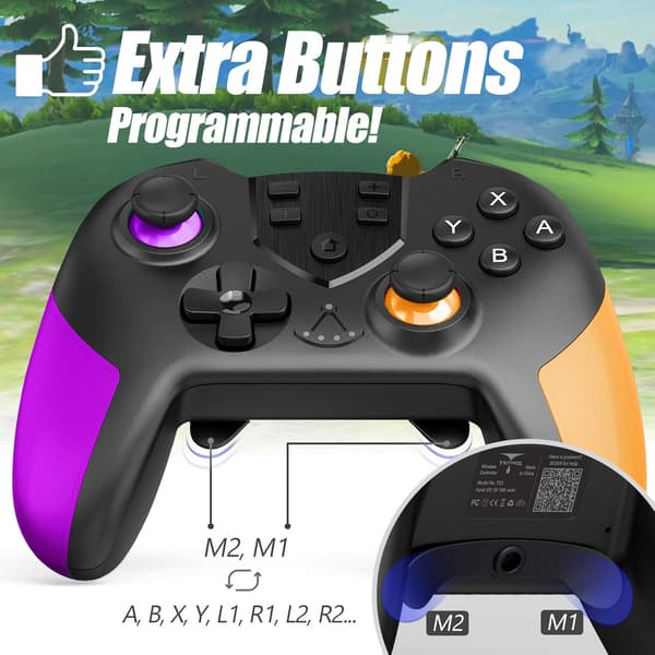 Trådlös spelkontroll för Switch, Switch Lite – Gamepad A