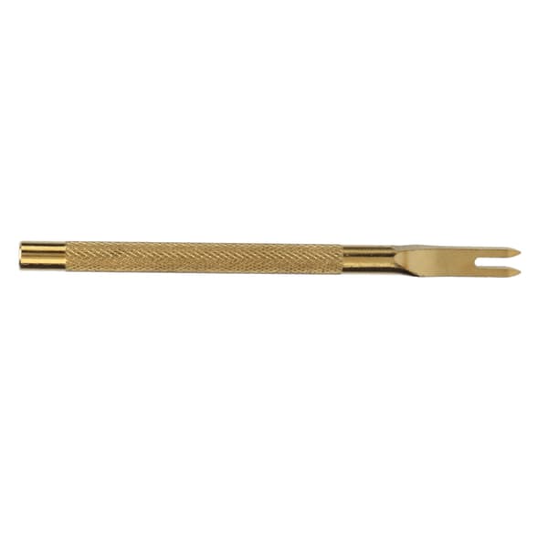 Lærspiss Meisel 4mm Rustfritt Stål Anti-Skli Håndtak Design Skarpt Gull Lærhull Meisel 2 Tenger