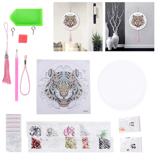 Timanttimaalaussetti 5D DIY lapsille ja aikuisille lahjat taidetarvikkeet EläinkuvatYKH52