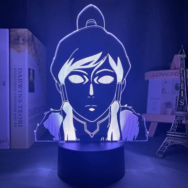 3D nattlampor för pojkar flickor Korra Avatar The Last Airbend