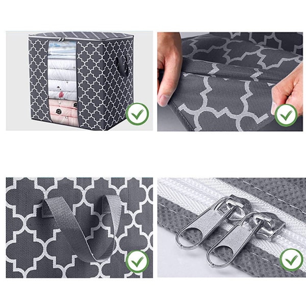 Förvaringsväskor [2-pack] Stor filt Kläder Organisation An