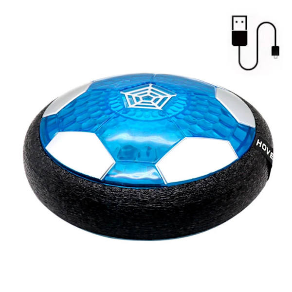 Barn Fotboll Leksaker Elektrisk Fotboll Boll Upphängd Fotboll Barn Present Glidande Luftkudde Flytande Skum Fotboll med LED-ljus