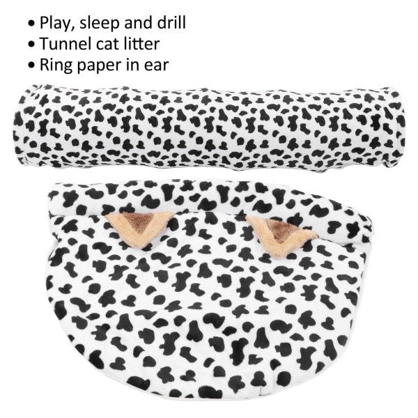 Katttunnelsäng Hopfällbar kattlekstube med skrabbboll och matta för kattvalpkattunge
