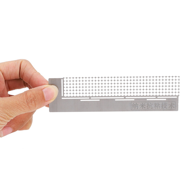 Enkel rad spets diamant linjal harts DIY handgjord diamantmålning fix verktyg tillbehör (216 hål enkel rad spets diamant linjal )