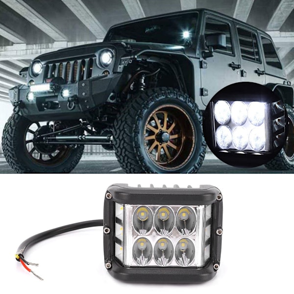 60W Kolmipuoleinen Ammunta LED Työvalo Päiväajovalo