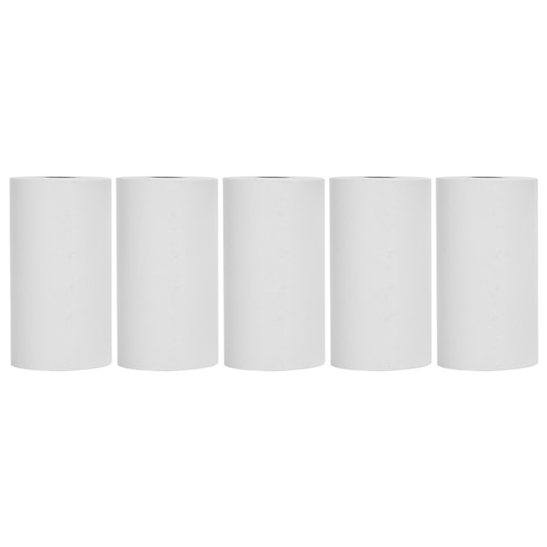 5 ruller termisk kvitteringspapirrull termisk papir for kontormaskin liten skriver