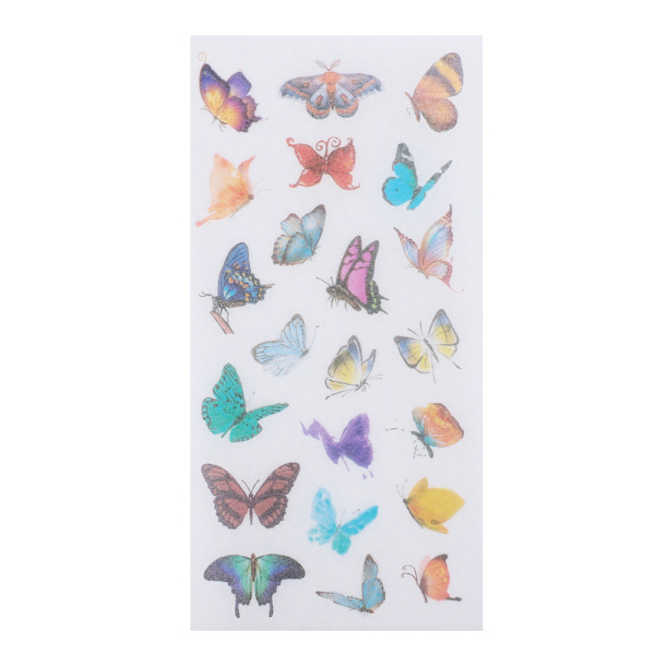 6 kpl/setti DIY-päiväkirjatarra Käsikirjan koristetarra Scrapbooking-tarra Tarvikkeet (A004826)