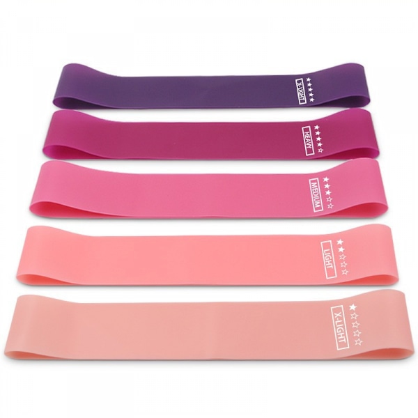 5 kappaletta vastusnauhaa, Elastici Fitness Bands 5 tasoa St
