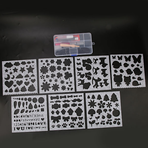 DIY Non-woven Fabric Needle Felting Template Mold Handcraft Making Tool Accessories