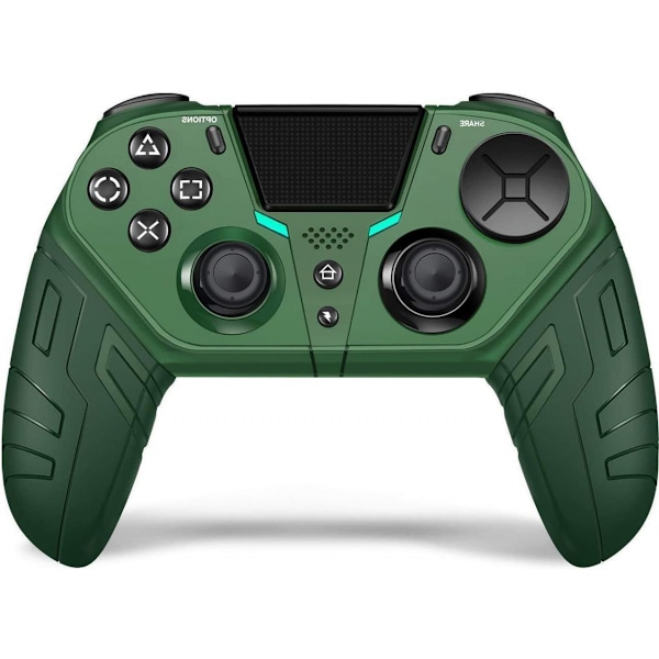Trådlös handkontroll för PS4, spelkontroll med fjärrkontroll Green