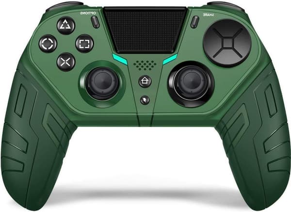 Trådløs kontroller for PS4, Gamepad fjernkontroll med Green