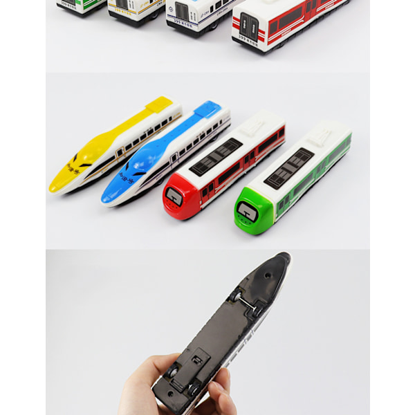 Bullet Train Pull Back Toy Højhastighedstog Bytog Moderne Loc