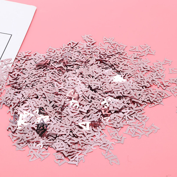 60g syntymäpäiväkoriste konfetti maisema setti lisävaruste PVC koriste konfetti (21 )