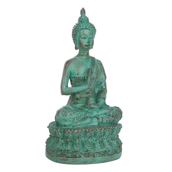 Sakyamuni Buddha Imitation Copper Buddha Statue Thai Sakyamuni Resin Craft Ornament (Brons)
