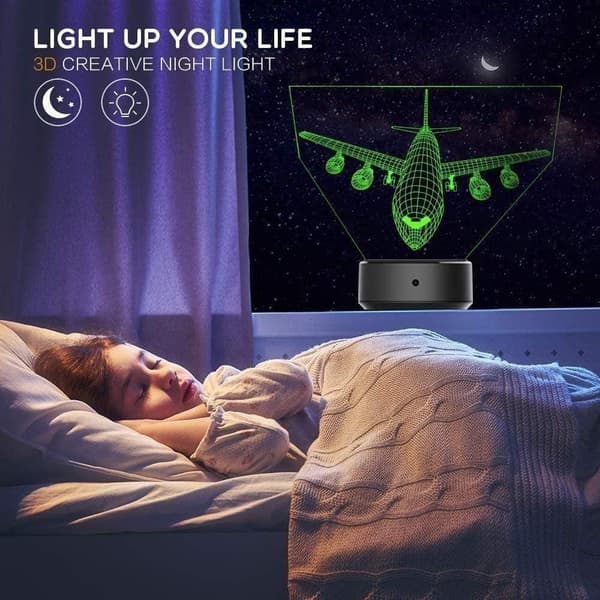 Anime 3D Lampe Nattlys 3D Nattlyslampe Allen Walker F