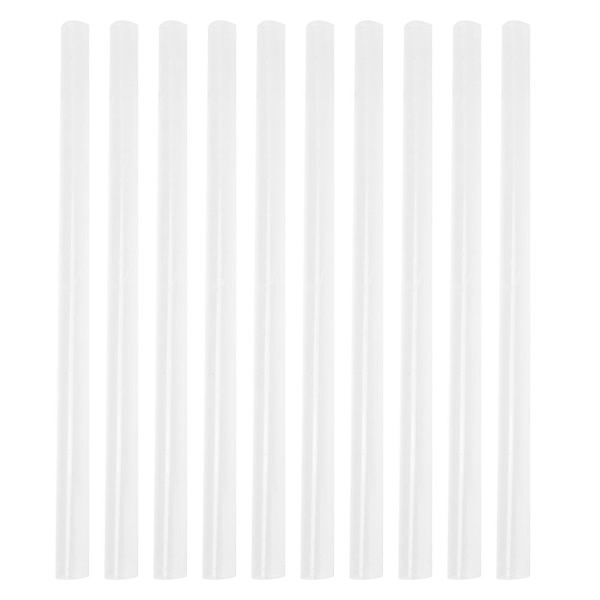 10 st 20W smältlimspistoltillbehör transparent limstav 0,7 x 19 cm