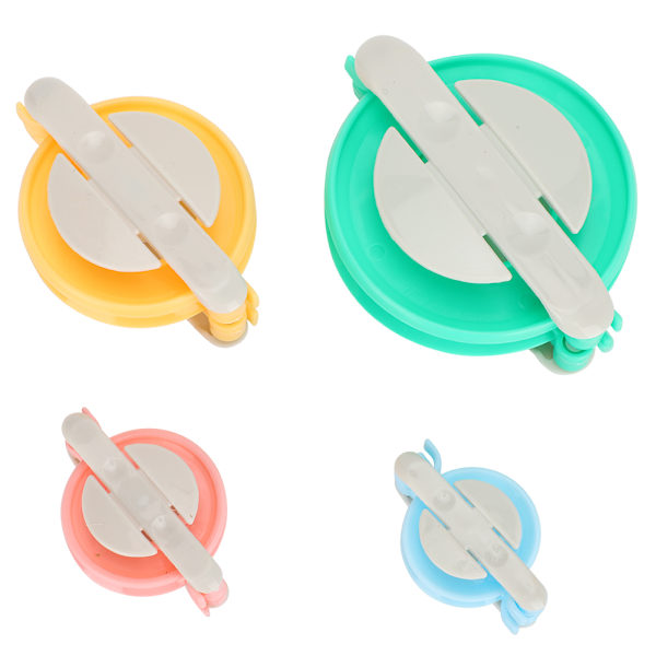 4 storlekar Pompom Maker Plast DIY Fluff Ball Vävning Handarbete Stickning Verktyg Set
