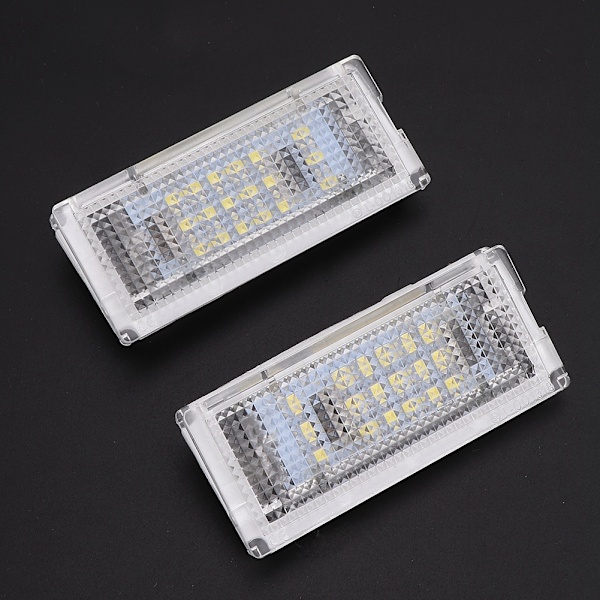 1 Par LED Nummerpladelys Lampe Baglygte Passer til E46 4D Sedan 1998-2005
