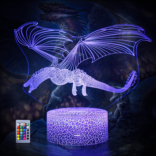 Dragon Illusion LED-ljus, spännande julklapp till Medie