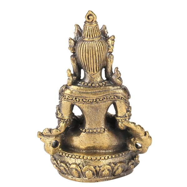 Håndlaget messing Buddha-statue - liten figur - dekorartikkel (#5 Tara 2)