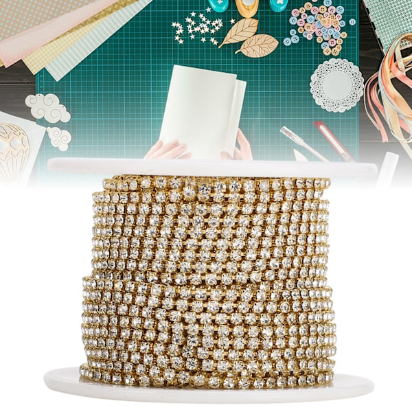 Rhinestone-ketju väri DIY matkapuhelimen kuori vaatteiden koristelu tarvikkeet Ss6/6.5