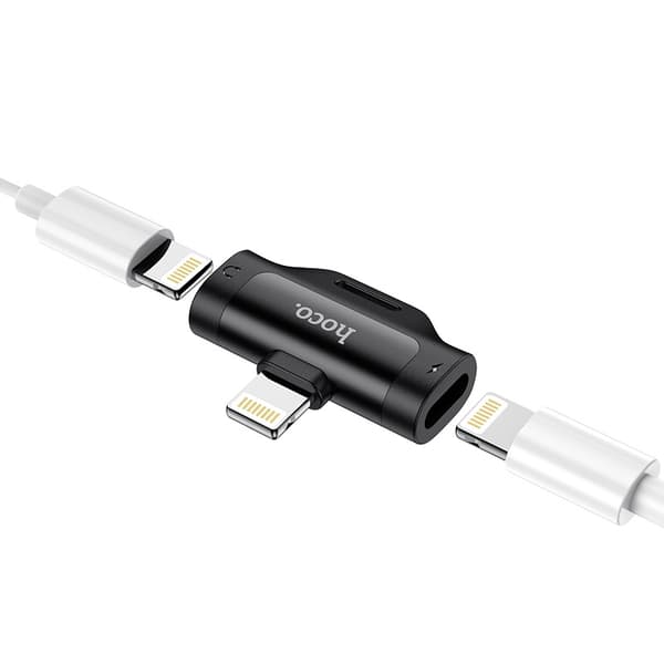hoco. LS31 Kaksois Lightning Digitaalinen Audiomuunnin iPhonelle