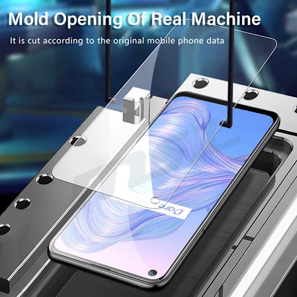 3 st härdat glas för Realme 7i Global Glass skärmskydd
