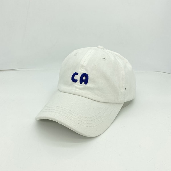 Hatt Dam enkla CA-bokstäver Broderi Sommar och höst Sh Black