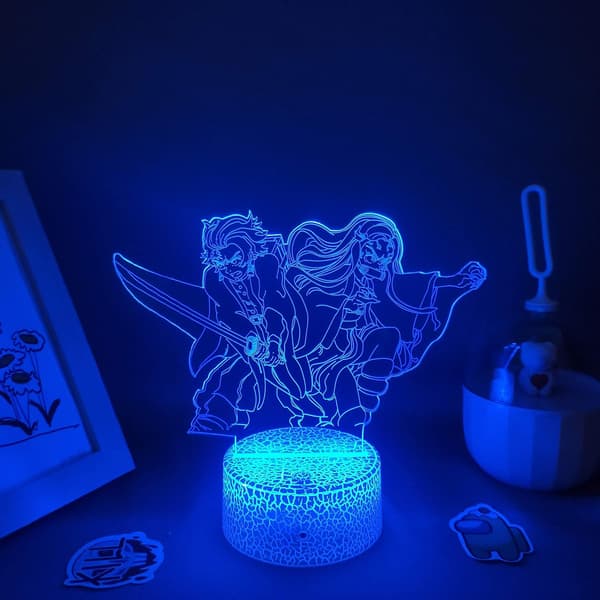 Demon Slayer Kamado Nezuko 3D Illusion Natlampe, Crea