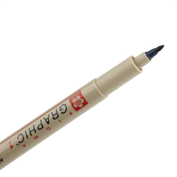 Tegne Sketch Pigment Line Art Maker Pen Blæk Pensel Tip Craft Pen (1.0mm)