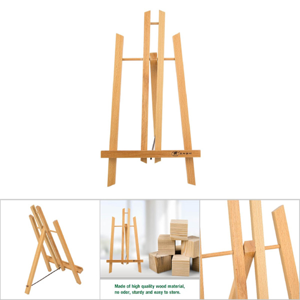 Liten konstnärsritning Målningsstaffli Bärbar bordsskivstaffli Displayställ (Bordsskivstaffli 40cm)