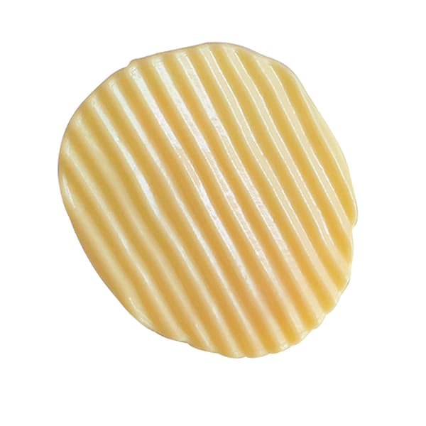Søte potetgullklips multifunksjonelle minimalistiske holdbare bærbare potetformede potetgull morsomme forseglingklips oppbevaringsposeklips gul rund