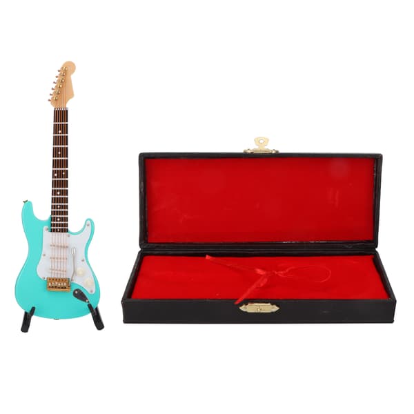 Miniatyrgitarr Replika Miniatyrgitarr Musikinstrument Modell HemmakontorsdekorationL