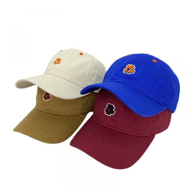 Hat Dame Blød Top Simpel Casual Broderet Solhat Forår Beige