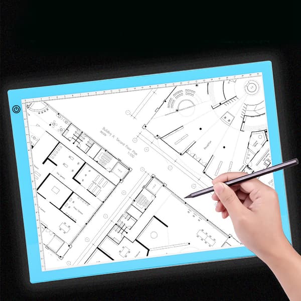 LED-ljusplatta A4 Ljusstyrka Artcraft Tracing Light Digital Graphics Tablet för ritning