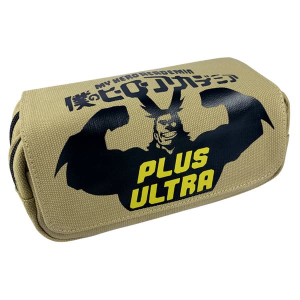 My Hero Academia Canvas Rymlig Dubbelskikts Pennfodral DD