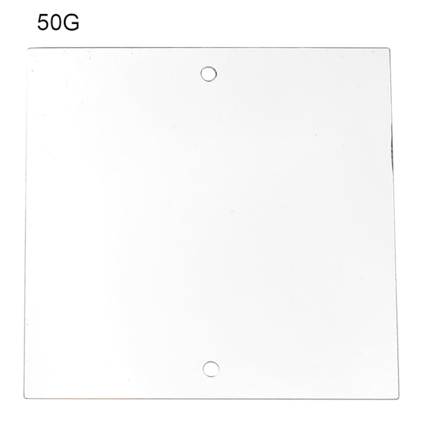 50G PVC firkantede paljetter Marine bryllupsdekorasjon Klær Tilbehør 50x50mm(Sølv)