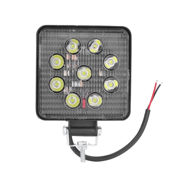27W 9LED Arbetslampa 2700LM Flood Lamp Led Off Road Light Universal Bilmodifierad Spotlight