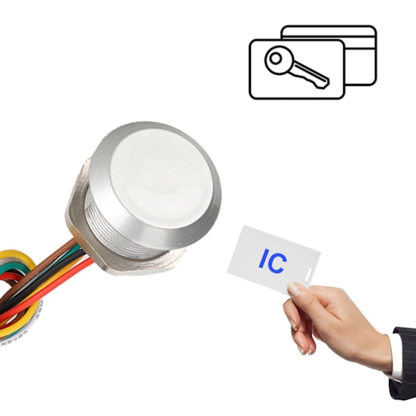 Mini RFID-kontroller inbyggd vattentät accesskontrollläsare Wiegand26/34-gränssnitt TypeB