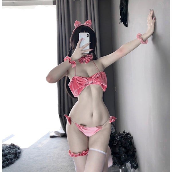 nime  Bikini Lingerie Japanilainen Cosplay Alusvaatteet (Neito) A144