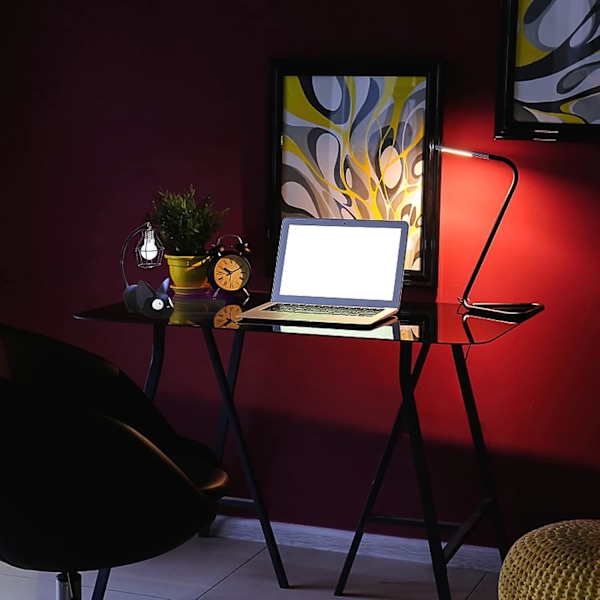 Harpiks Katt Design Lampe Kreativ Nattlys Bord Sengelampe for Lesing (Jern Tråd Lampskjerm, 3.1 x 4.7 x 6.7 Tommer)