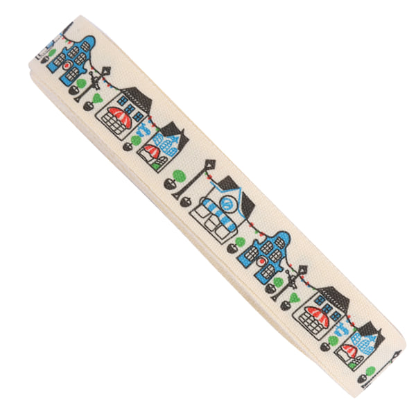 2 st webbingband tecknad målning DIY bröllopspackning kläder dekoration tillbehörStil 2