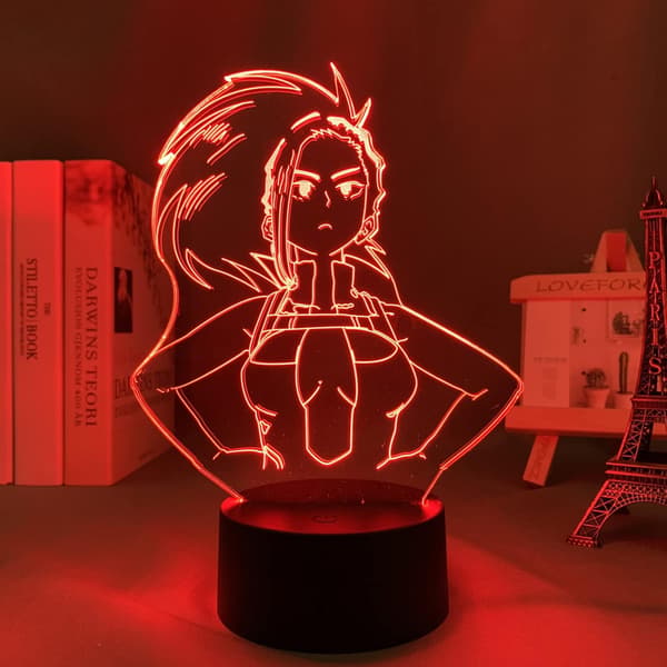 3D Nattlys 3D LED Lampe Momo Yaoyorozu LED Nattlys An